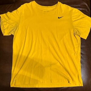 Nike Golden Tee with Black Swoosh